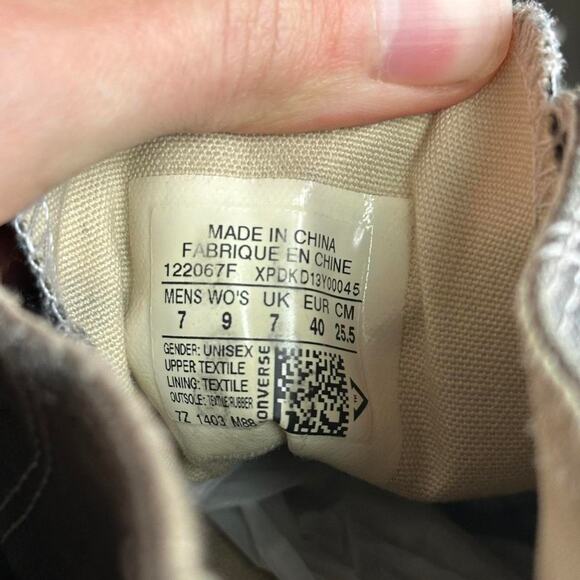 Vintage 00s Y2K Converse Mid Chuck 70 Punk Emo Hi Top Shoes - Picture 8 of 8